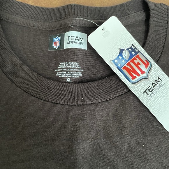 NWT Cleveland Browns NFL Team Apparel Mens Short Sleeve Shirt‎ Sz XL 100% Cotton - Picture 4 of 7